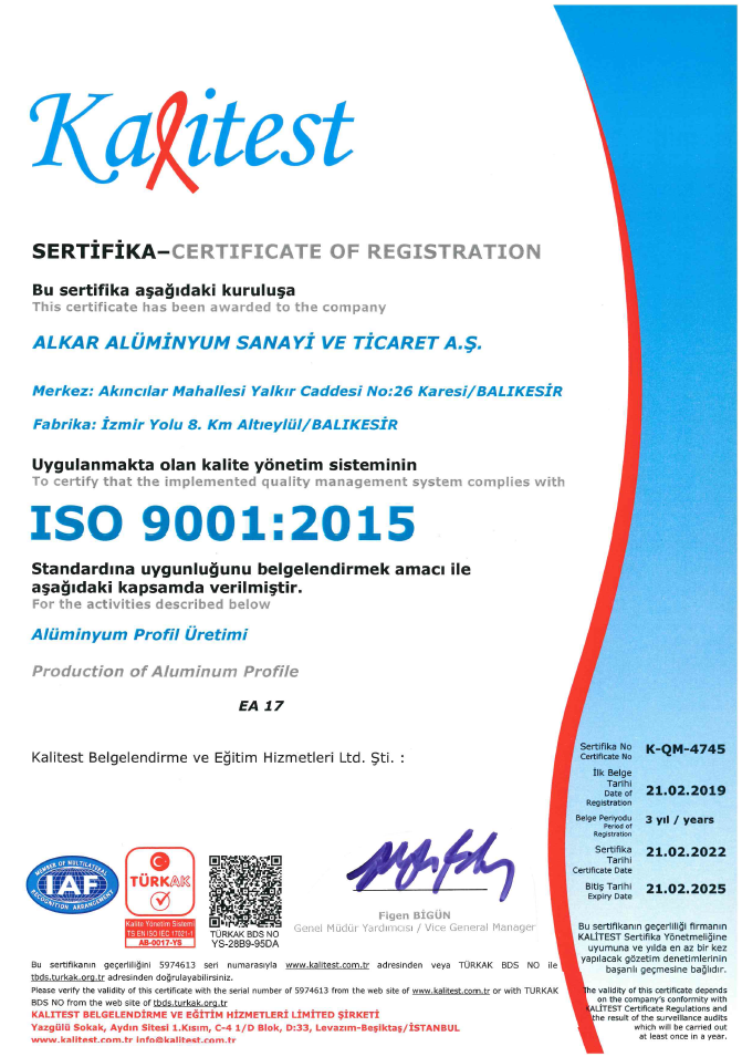 TS EN ISO 9001 - 2015